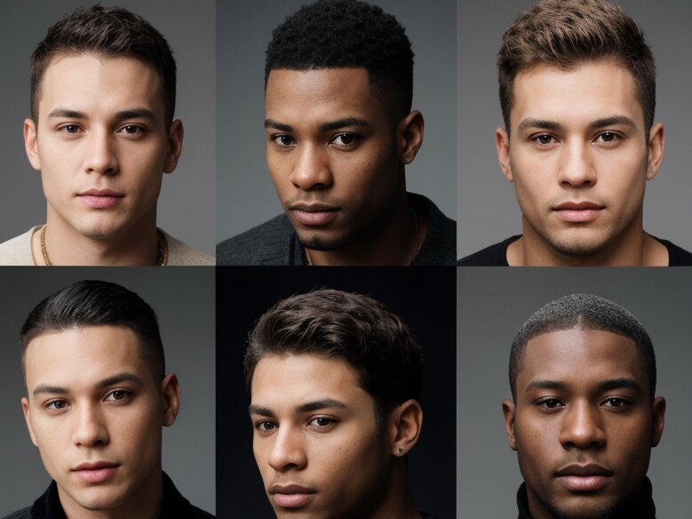 Explore the diversity of fade haircuts among Black men