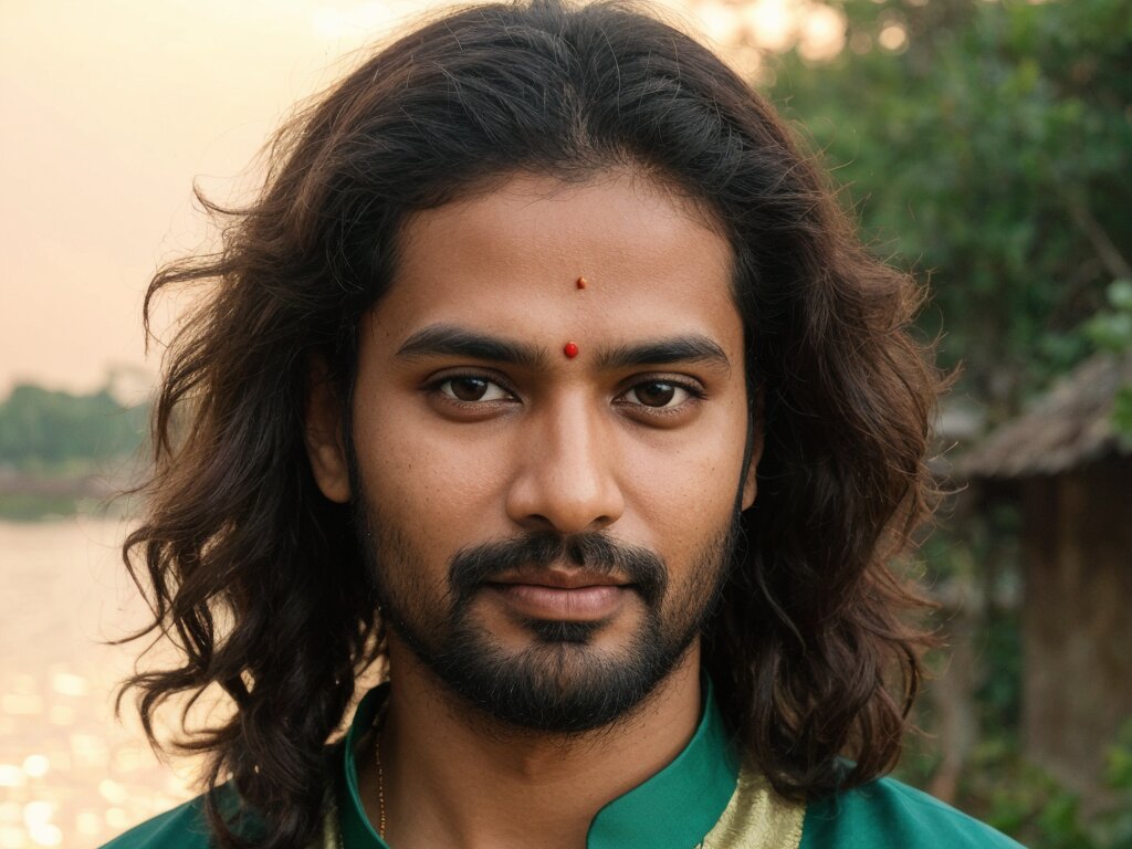 Regional Inspirations, South Indian Long Curls 