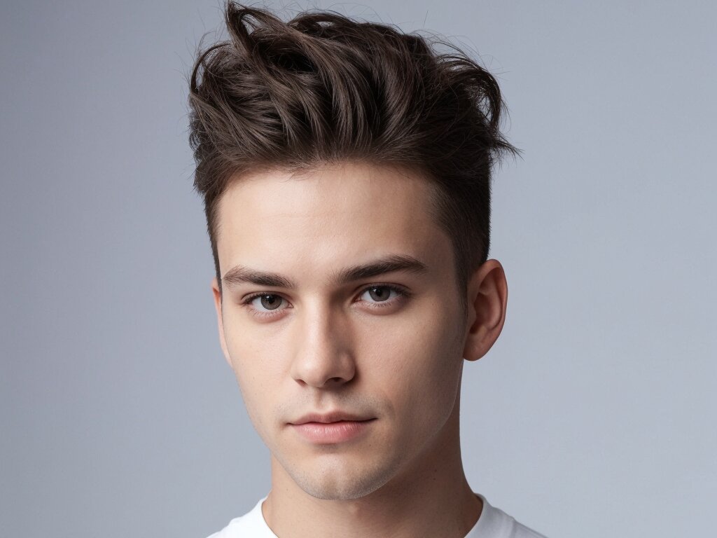 Man with an undercut and styled hair, a versatile option among best short haircuts for men
